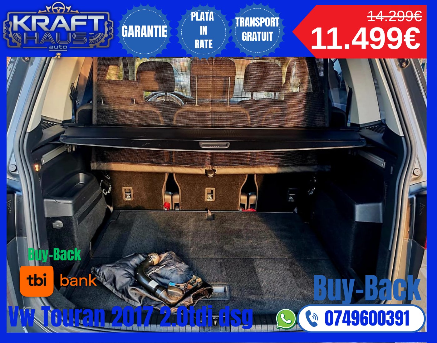 Volkswagen Touran Highline BMT 2.0 TDI DSG 2017