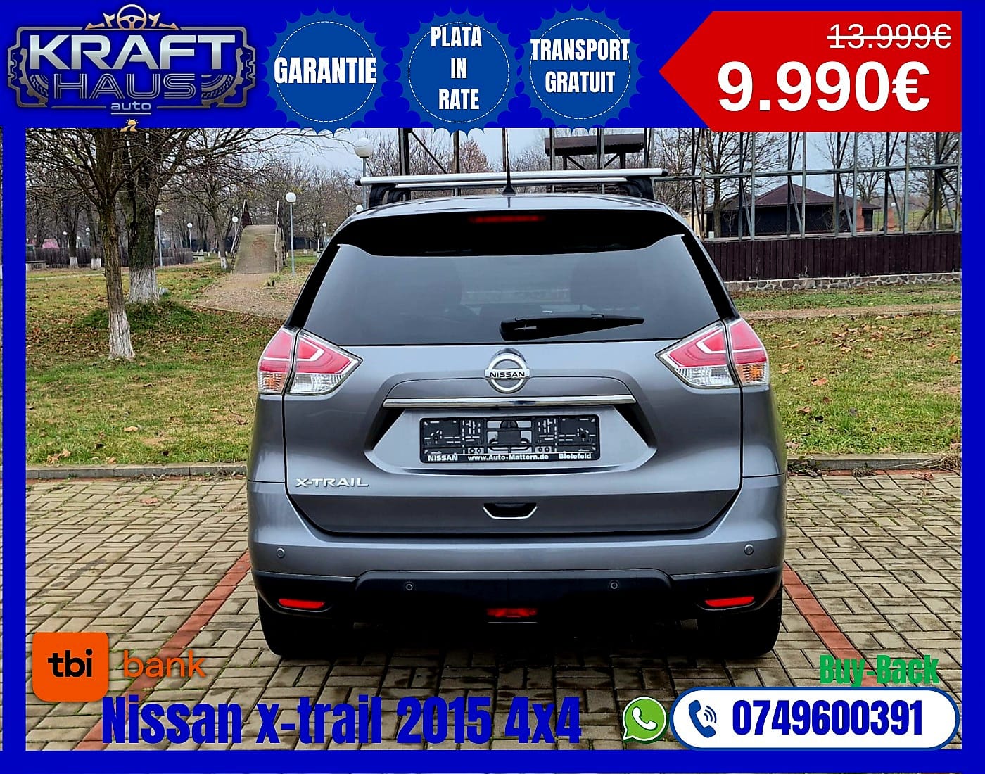 Nissan X-Trail Acenta 4×4 1.6 dCi 2015