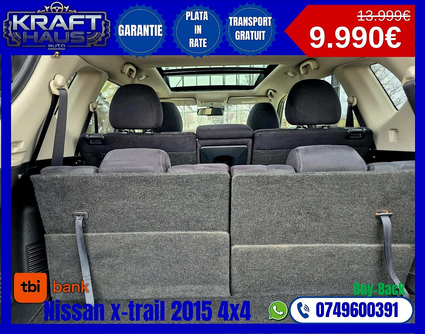 Nissan X-Trail Acenta 4×4 1.6 dCi 2015