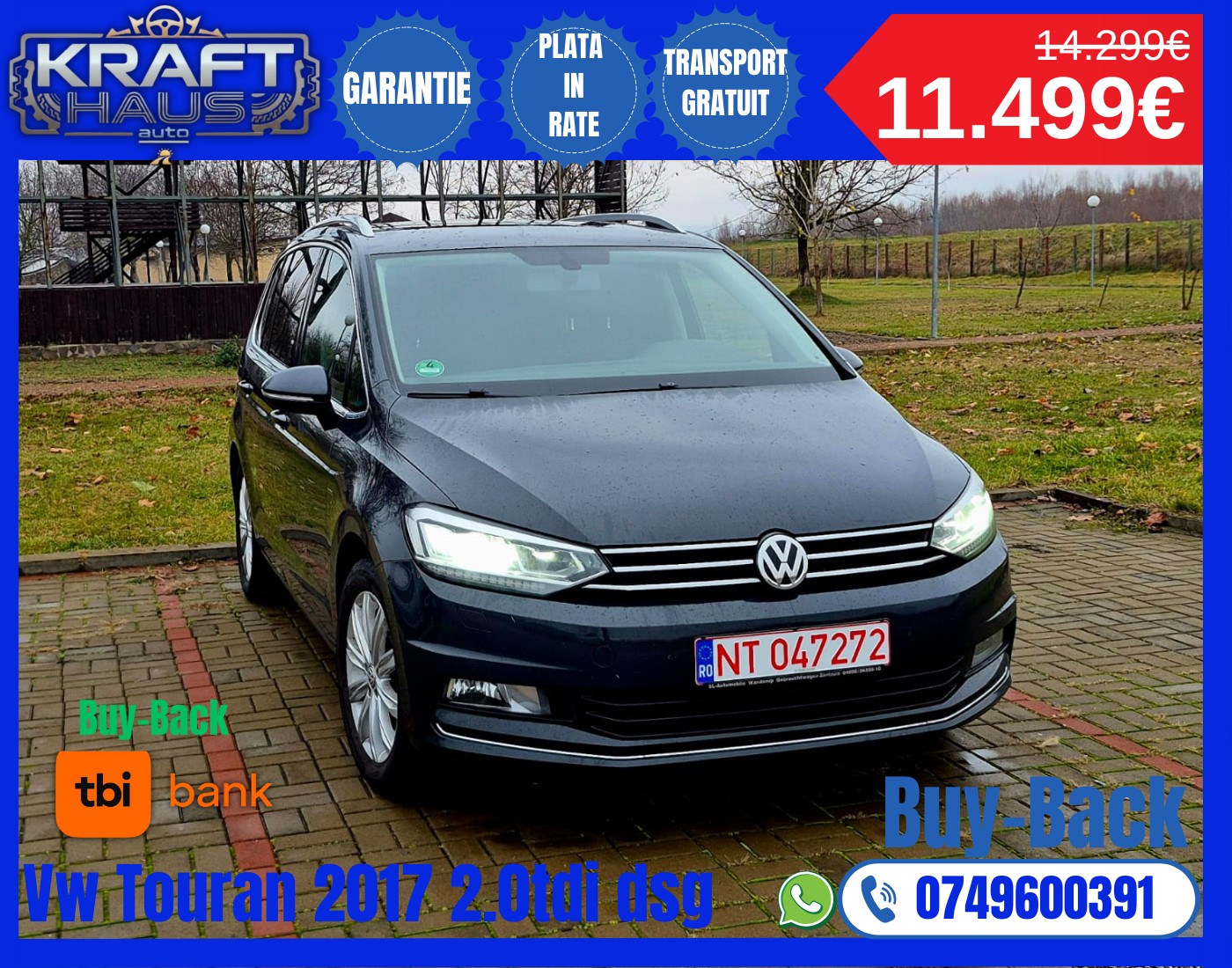 Volkswagen Touran Highline BMT 2.0 TDI DSG 2017