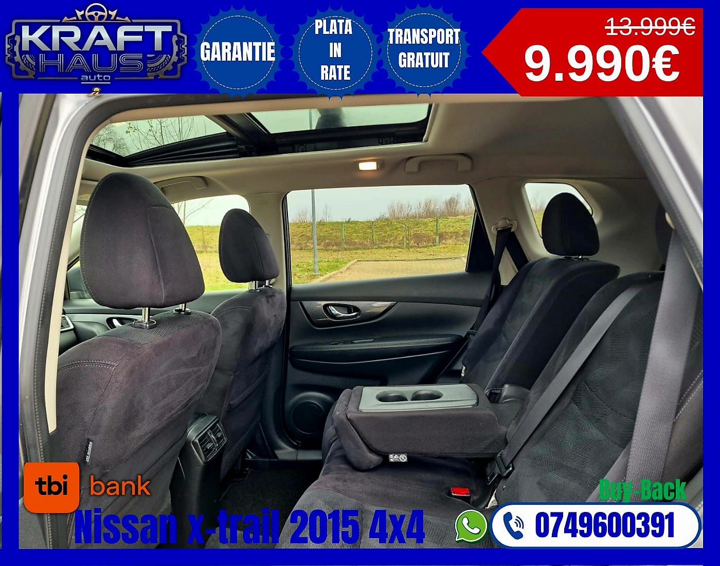 Nissan X-Trail Acenta 4×4 1.6 dCi 2015