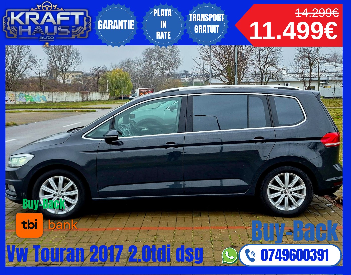 Volkswagen Touran Highline BMT 2.0 TDI DSG 2017