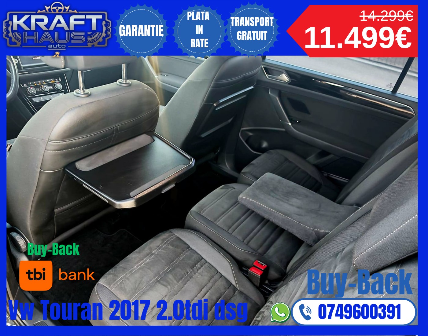 Volkswagen Touran Highline BMT 2.0 TDI DSG 2017