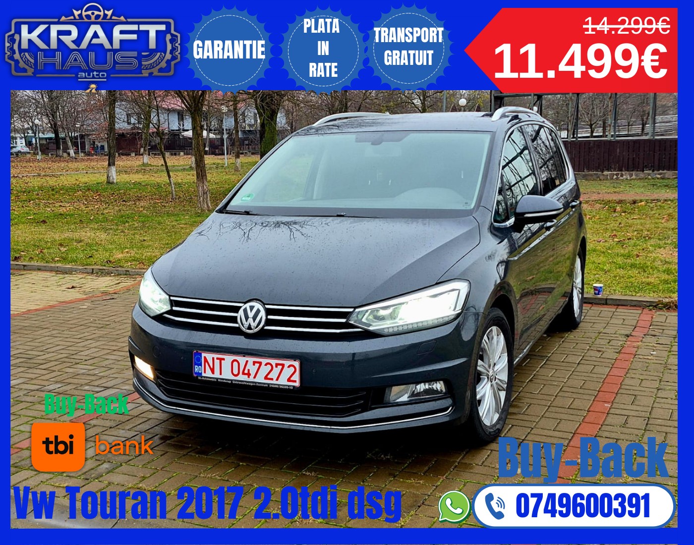 Volkswagen Touran Highline BMT 2.0 TDI DSG 2017