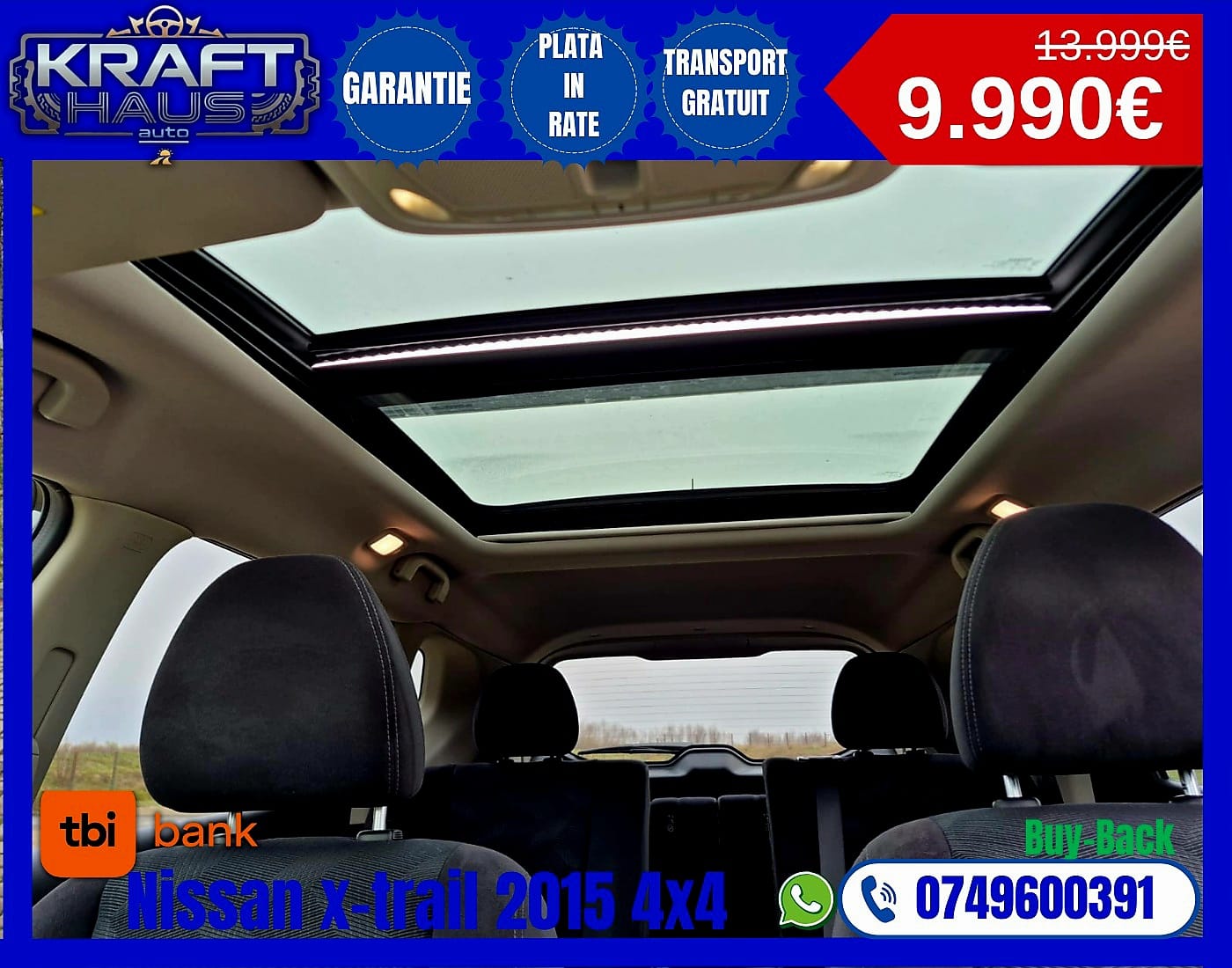 Nissan X-Trail Acenta 4×4 1.6 dCi 2015