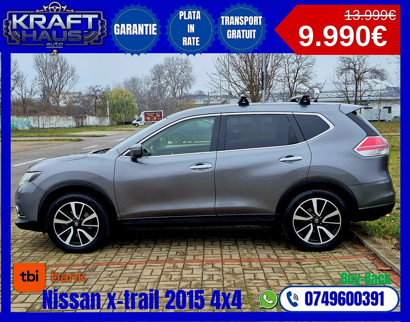 Nissan X-Trail Acenta 4×4 1.6 dCi 2015