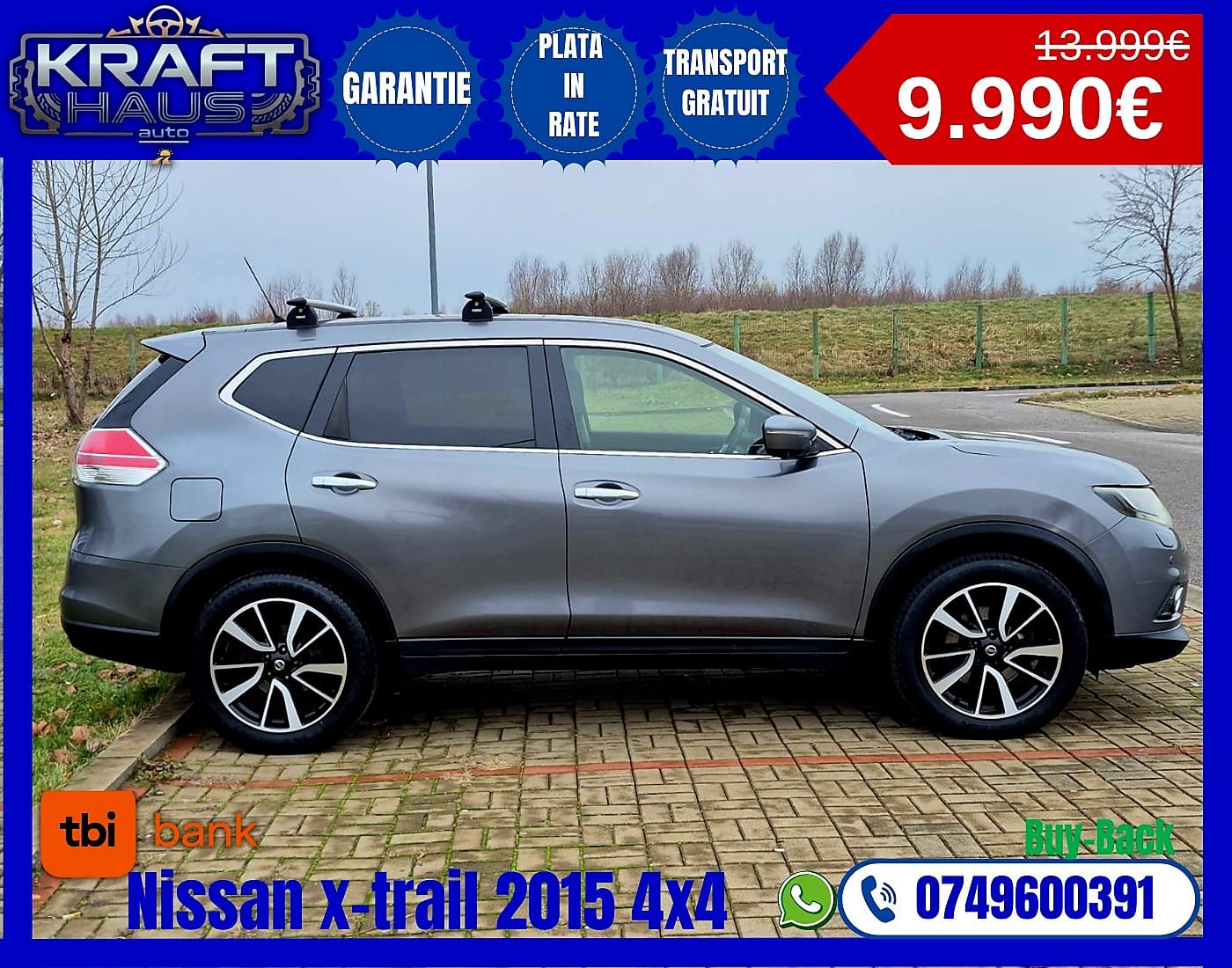 Nissan X-Trail Acenta 4×4 1.6 dCi 2015