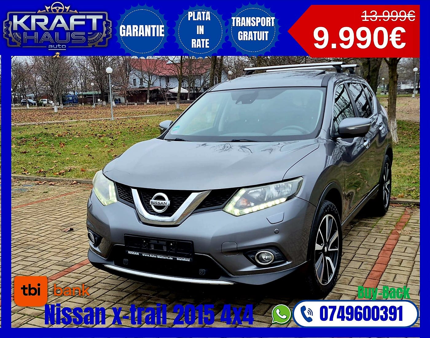 Nissan X-Trail Acenta 4×4 1.6 dCi 2015