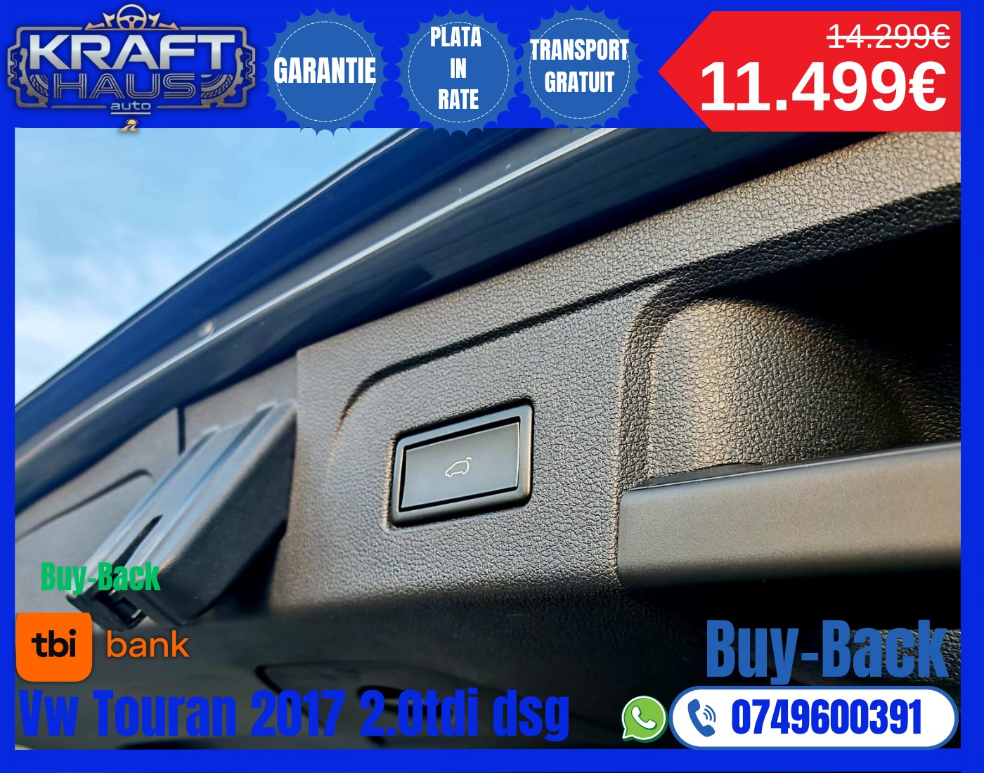 Volkswagen Touran Highline BMT 2.0 TDI DSG 2017