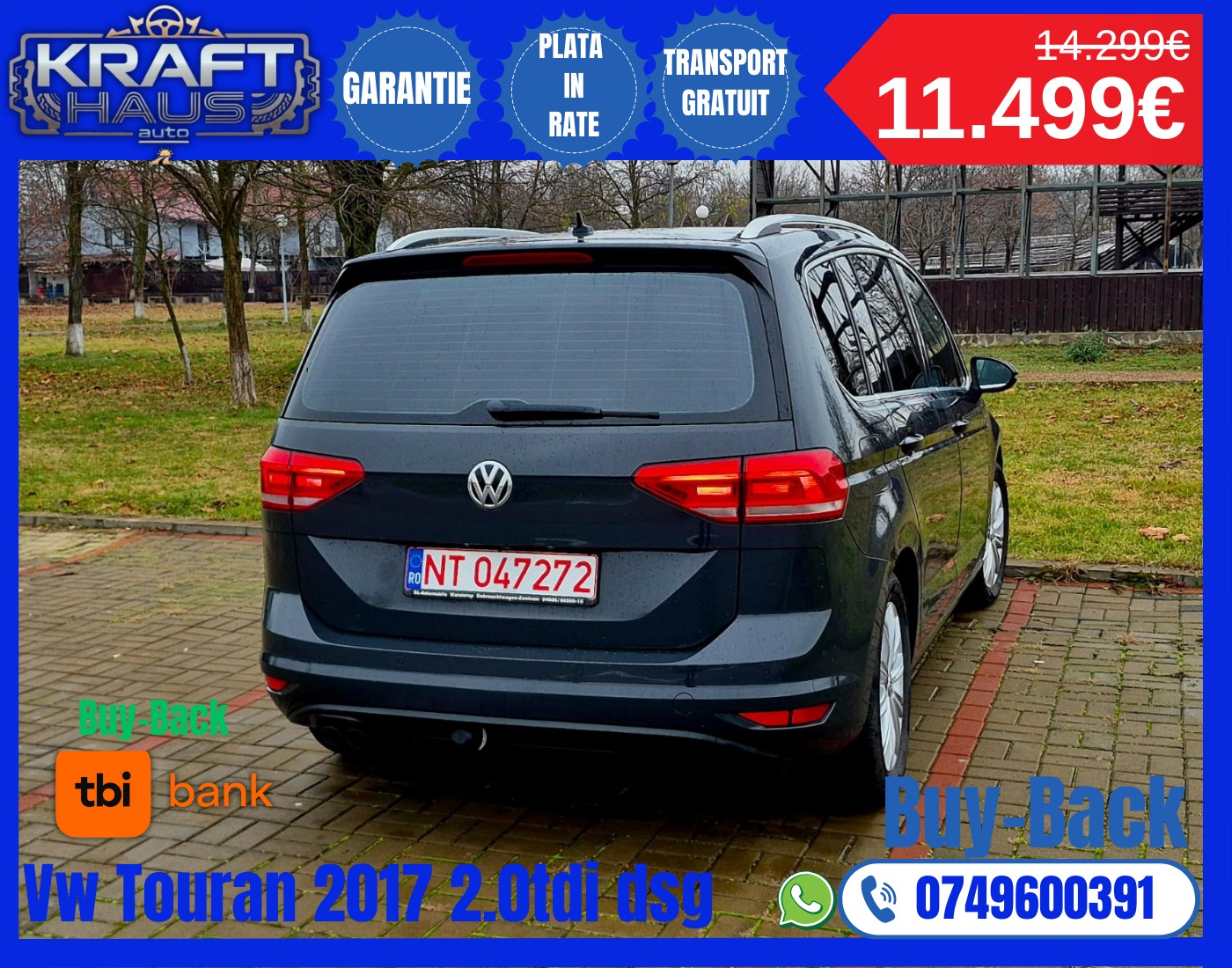 Volkswagen Touran Highline BMT 2.0 TDI DSG 2017