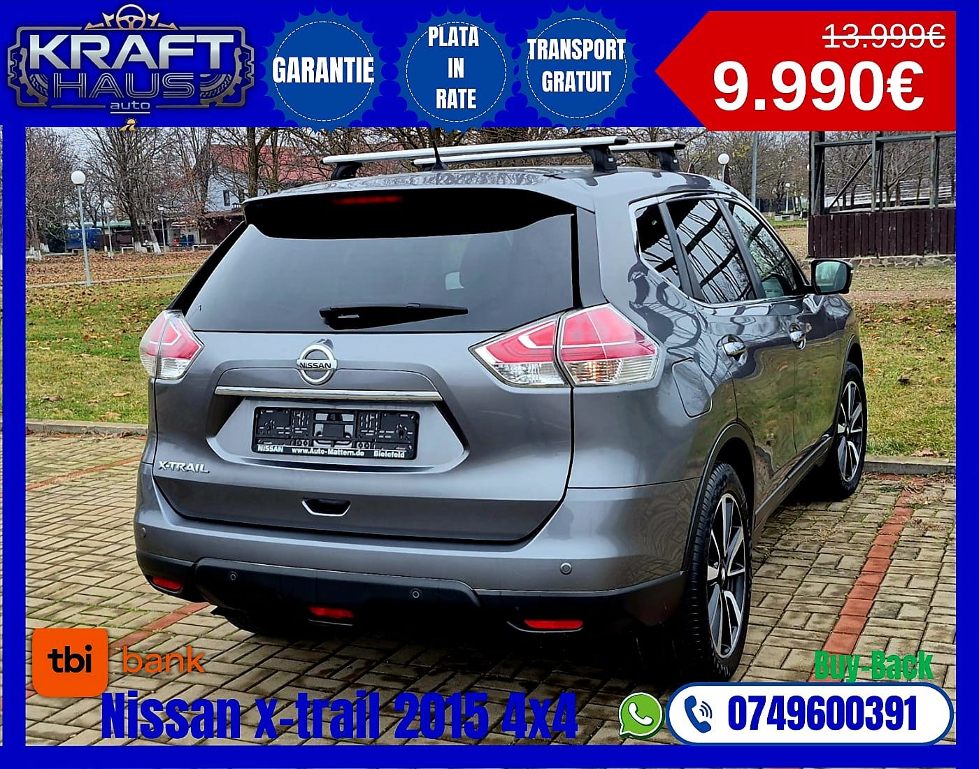 Nissan X-Trail Acenta 4×4 1.6 dCi 2015