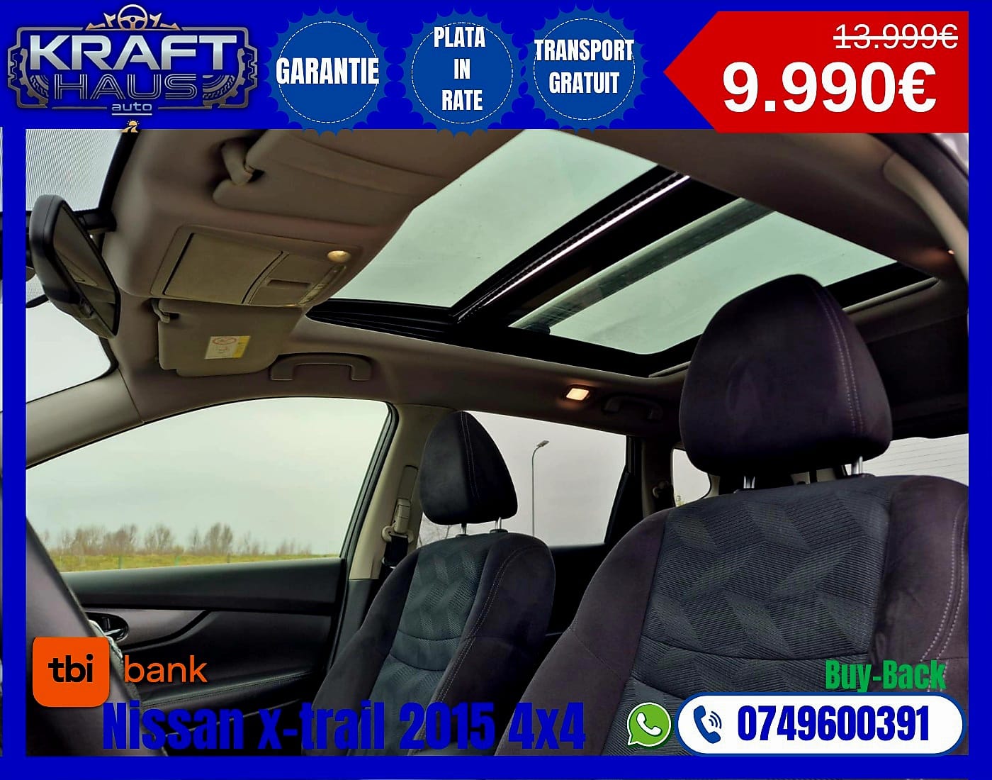 Nissan X-Trail Acenta 4×4 1.6 dCi 2015