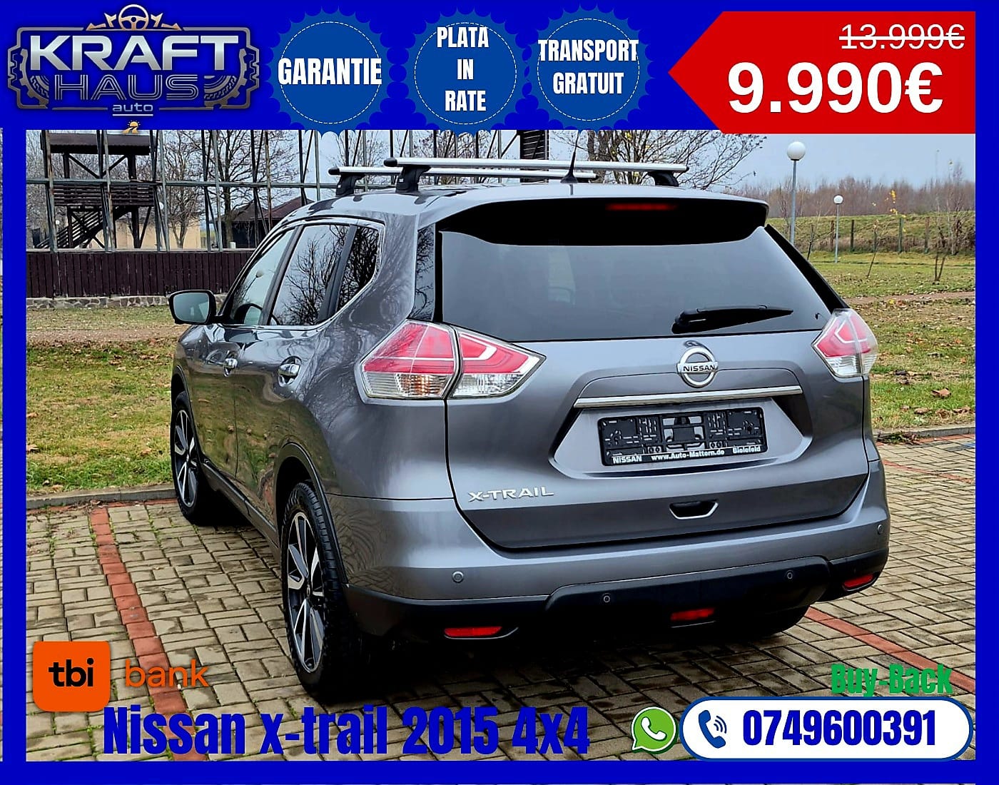 Nissan X-Trail Acenta 4×4 1.6 dCi 2015